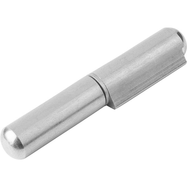 Kipp Hinge Weldable Form:A 12X60, D=10, Stainless Steel Bright, Comp:Stainless Steel K0985.010060033